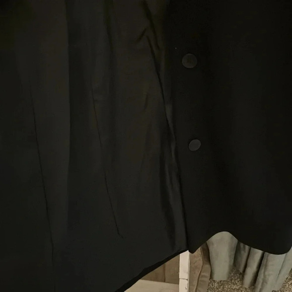 Cole Haan womens Double Face Wool Button-up Coat With Convertible Collar NWT - Picture 6 of 11